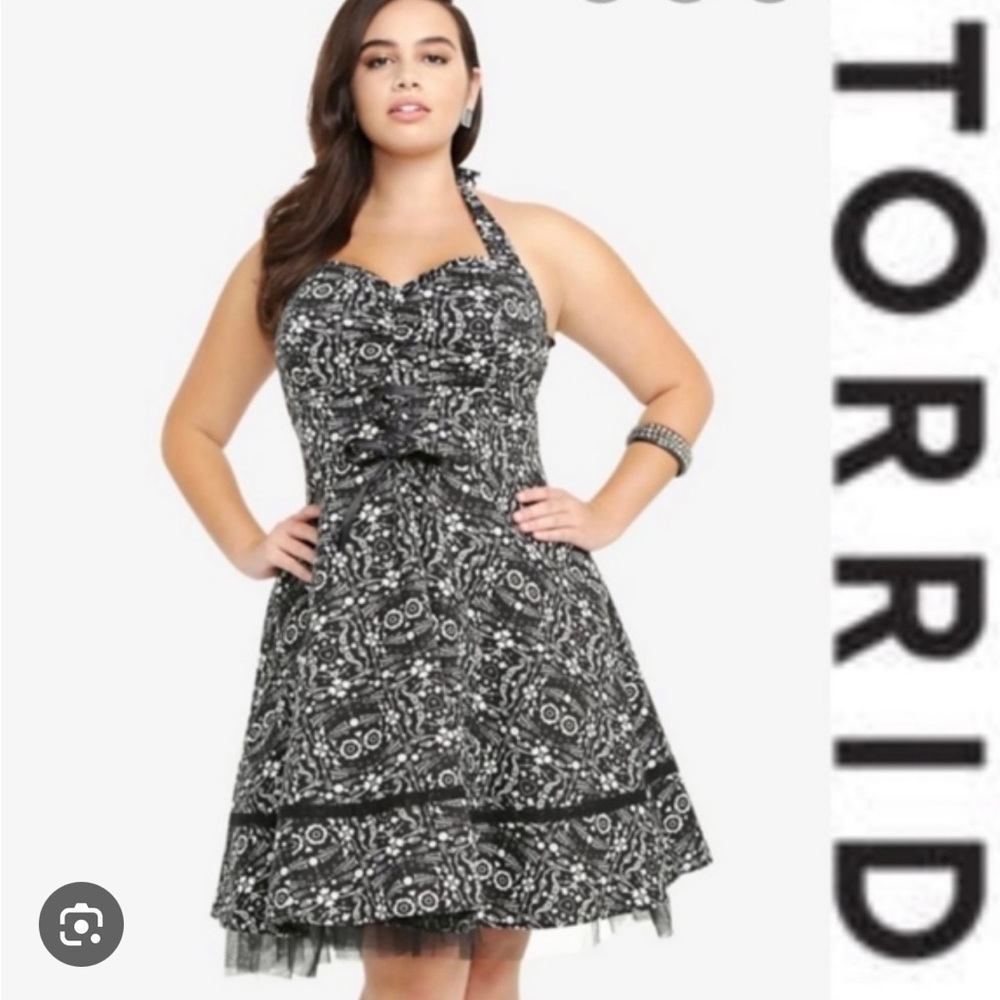 Torrid Size 16 Disney Book of Life Retro Halter Dress Size 16